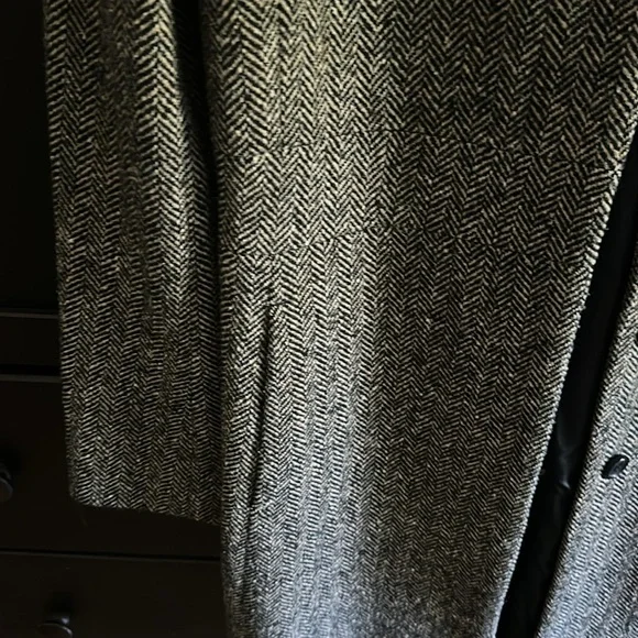 LOFT Black and Brown Trench Coat - Picture 3 of 6